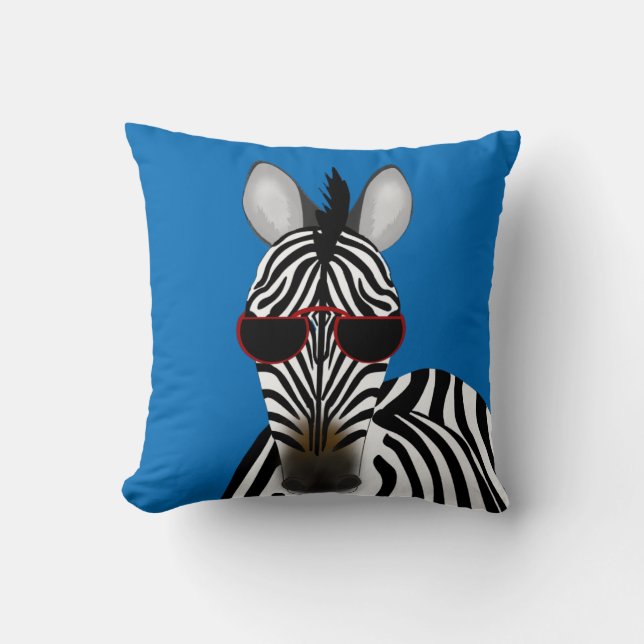 Zebra Throw Pillow Kissen (Vorderseite)