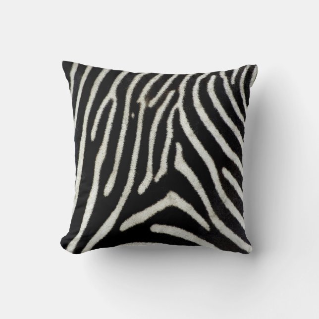 Zebra Throw Pillow Kissen (Vorderseite)