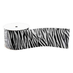 Zebra-Tierdruck-Band Ripsband
