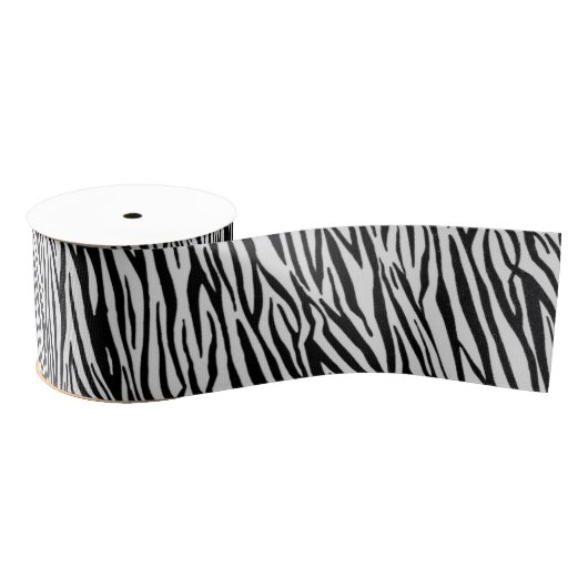 Zebra-Tierdruck-Band Ripsband (Spule)