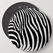 Zebra-Tierdruck Button (Vorne & Hinten)