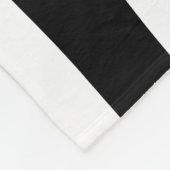 Zebra-Tierdruck Fleecedecke (Ecke)