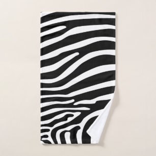 Zebra-Tierdruck Handtuch