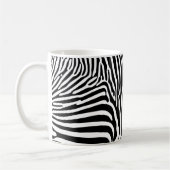Zebra-Tierdruck Kaffeetasse (Links)