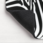 Zebra-Tierdruck Mousepad (Ecke)