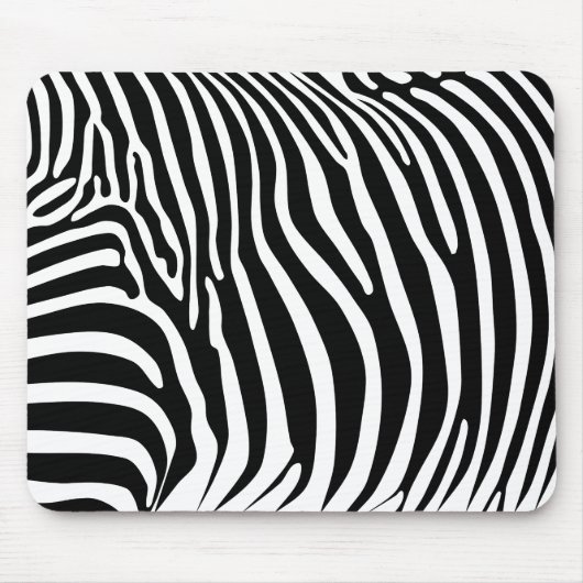 Zebra-Tierdruck Mousepad (Vorne)