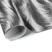 Zebra-Tierdruck-Muster Geschenkpapier (Rolleneckpunkt)