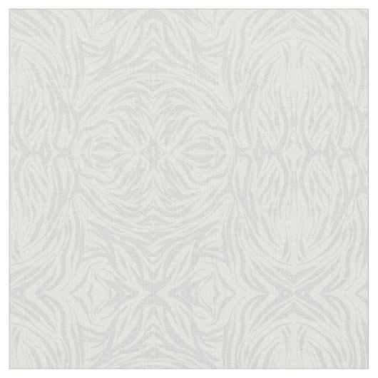 Zebra-Tierdruck neutrales Grau Streifen  Stoff (Nahaufnahme)