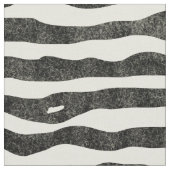 Zebra-Tierdruck-Schwarzes Ecru gestreiftes Muster Stoff (Nahaufnahme)