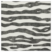 Zebra-Tierdruck-Schwarzes Ecru gestreiftes Muster Stoff (Muster)