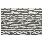 Zebra-Tierdruck-Schwarzes Ecru gestreiftes Muster Stoff (Fat Quarter (45,7 x 55,9 cm))