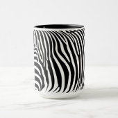 Zebra-Tierdruck Tasse (Zentrum)