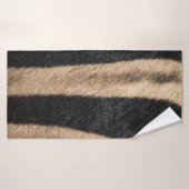 ZEBRA TIERDRUCKSTRIPE BADEHANDTUCH (Badehandtuch)