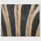 ZEBRA TIERDRUCKSTRIPE GESCHENKPAPIER (Flach)