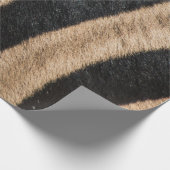 ZEBRA TIERDRUCKSTRIPE GESCHENKPAPIER (Ecke)