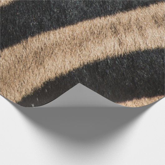 ZEBRA TIERDRUCKSTRIPE GESCHENKPAPIER (Ecke)