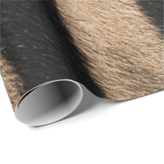 ZEBRA TIERDRUCKSTRIPE GESCHENKPAPIER (Rolleneckpunkt)