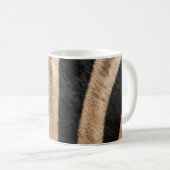 ZEBRA TIERDRUCKSTRIPE KAFFEETASSE (VorderseiteRechts)