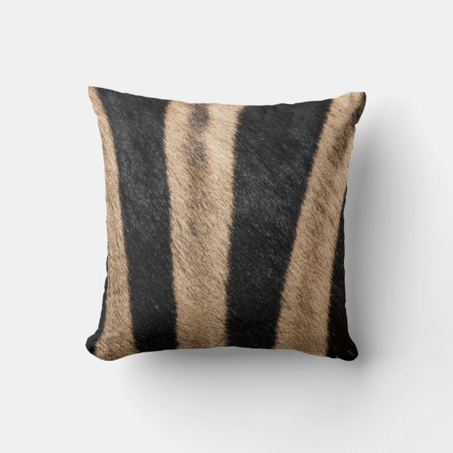 ZEBRA TIERDRUCKSTRIPE KISSEN (Vorderseite)