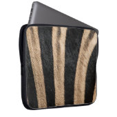 ZEBRA TIERDRUCKSTRIPE LAPTOPSCHUTZHÜLLE (Vorne Rechts)