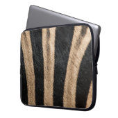 ZEBRA TIERDRUCKSTRIPE LAPTOPSCHUTZHÜLLE (Vorderseite Links)