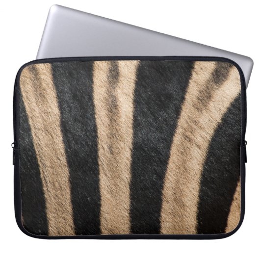 ZEBRA TIERDRUCKSTRIPE LAPTOPSCHUTZHÜLLE (Vorderseite)