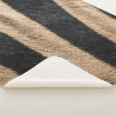 ZEBRA TIERDRUCKSTRIPE SHERPADECKE (3/4)