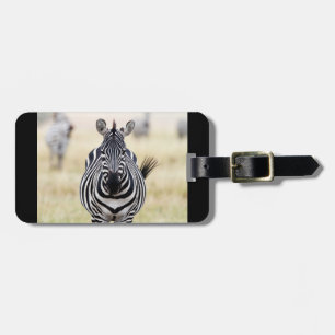 Zebra-Tierfotografie Afrika Safari Gepäckanhänger