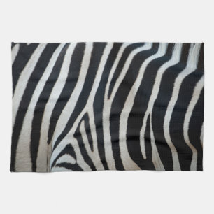Zebra-Tierhaut-Fell-Textur-Natur-Streifen-Muster Geschirrtuch