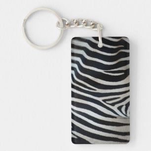 Zebra-Tierhaut-Fell-Textur-Natur-Streifen-Muster Schlüsselanhänger