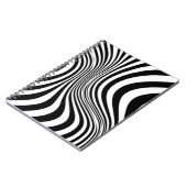 Zebra-Tierhaut-Texturmuster-88 Notizblock (Linke Seite)