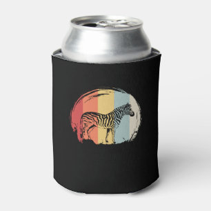Zebra-Tiermotiv Retro Vintage Dosenkühler