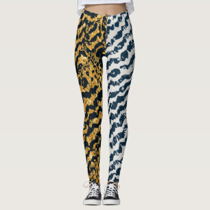 Zebra tiger rock! leggings