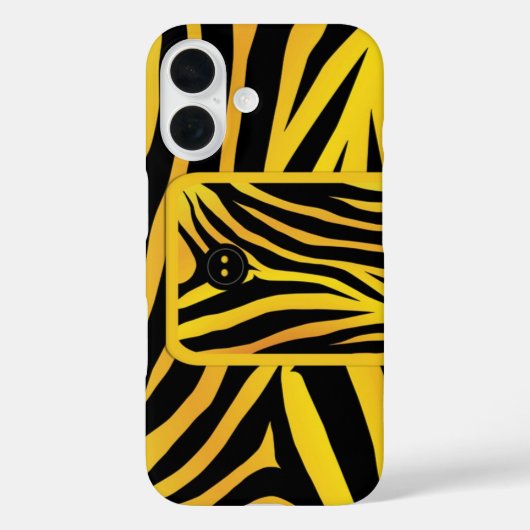 Zebra Tiger Stripes Case-Mate iPhone Hülle (Rückseite)