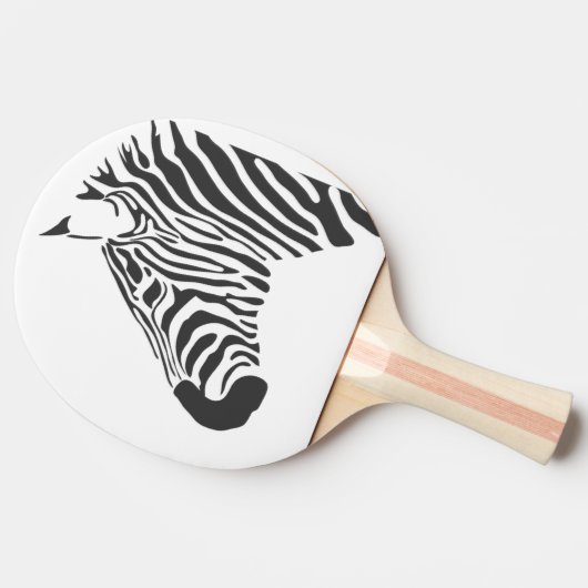 ZEBRA TISCHTENNIS SCHLÄGER (Seitenansicht)
