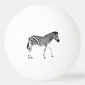 Zebra Tischtennisball (Rückseite)
