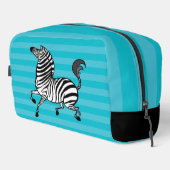 Zebra Toilettenbeutel Waschbeutel (Rechte Ecke)