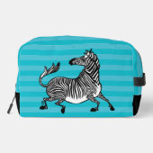 Zebra Toilettenbeutel Waschbeutel (Rückseite)