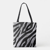 Zebra-Totbeutel Einzigartiges Muster, schön Tasche (Rückseite)