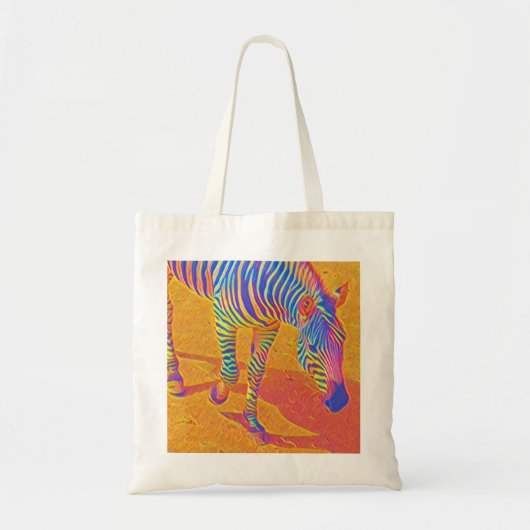 Zebra Tote Bag Tragetasche (Vorne)
