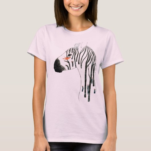 ZEBRA TREES T-Shirt (Vorderseite)