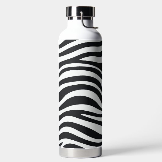 Zebra Trinkflasche (links)