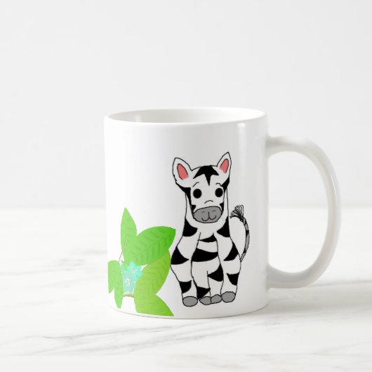Zebra Tropical Kaffeetasse (Rechts)