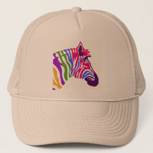 Zebra Trucker Hat Truckerkappe