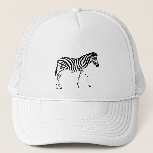 Zebra Truckerkappe (Vorderseite)
