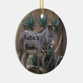 Zebra-Tür-Aufhänger-Verzierung Keramikornament (Rechts)