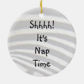 Zebra-Tür-Aufhänger-Verzierung Keramikornament (Hinten)