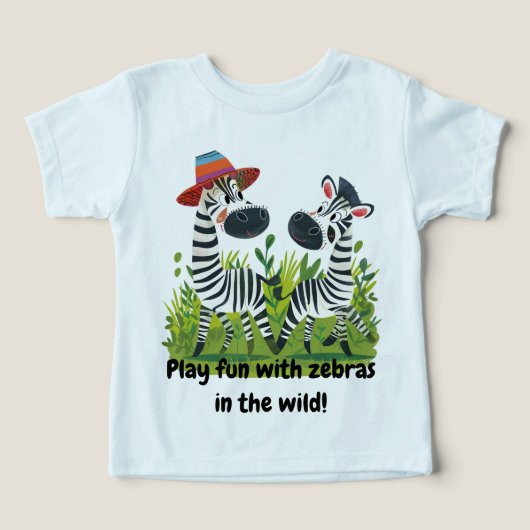 Zebra Twins in freier Wildbahn und Personalisierte (Design Vorderseite)