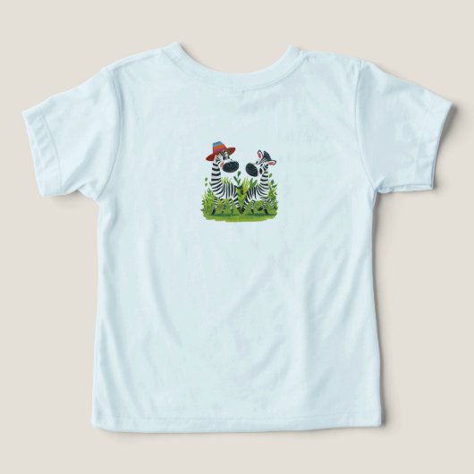 Zebra Twins in freier Wildbahn und Personalisierte (Design Rückseite)