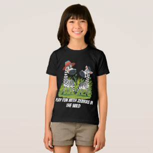 Zebra Twins in freier Wildbahn und Personalisierte Tri-Blend Shirt